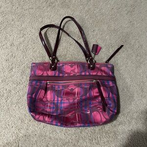 Multi colored purse